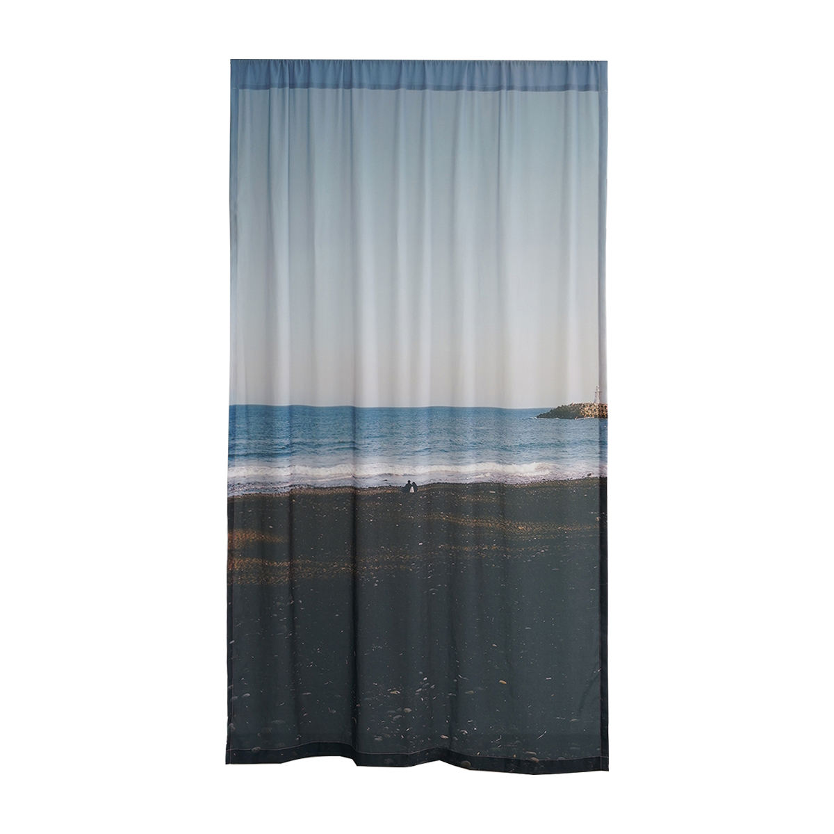 gravel seaside curtain